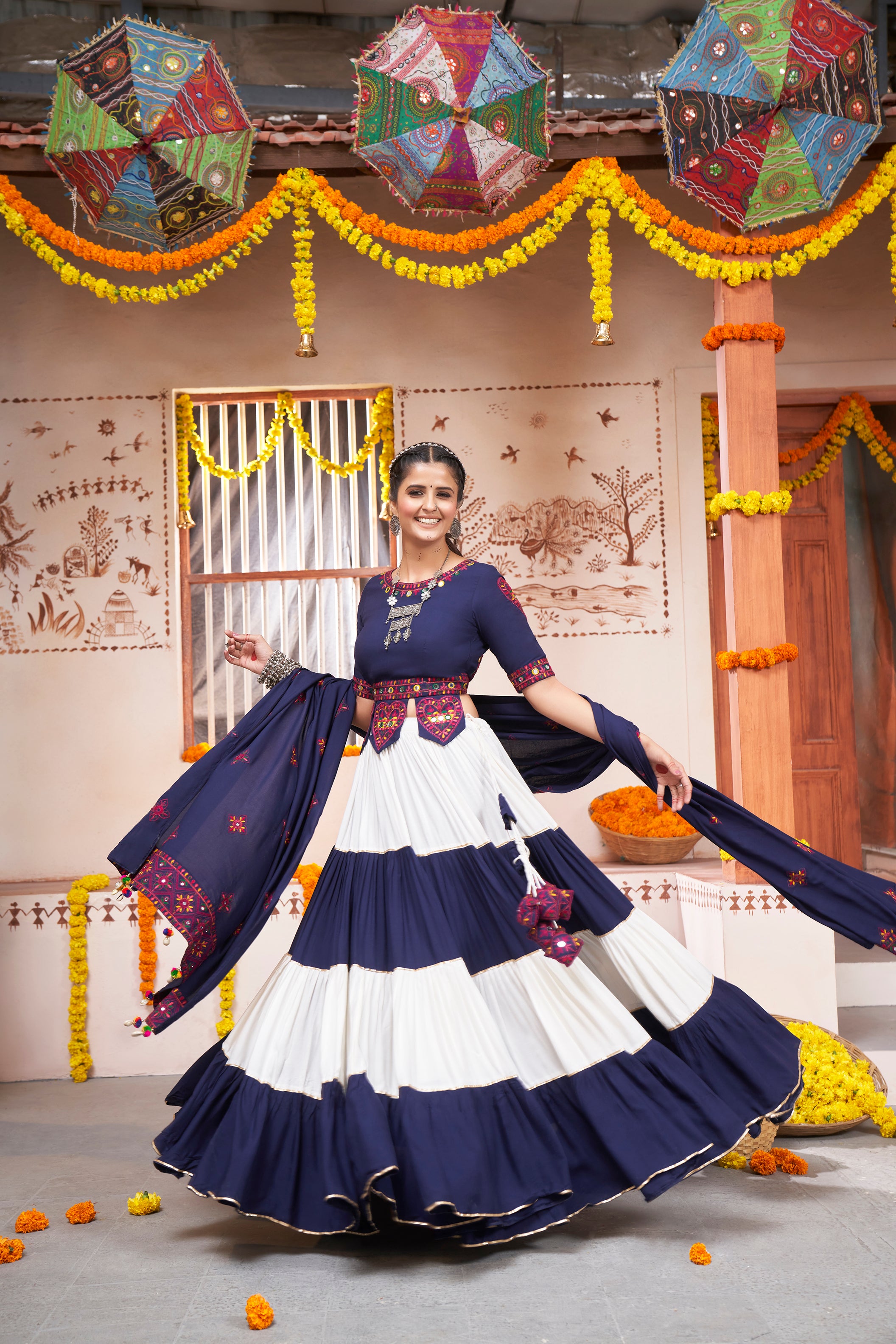 blue and white lehenga dress Buy Designer Lehenga Choli