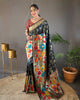 Black Soft Paithani Silk Rich Weaving Traditional Saree
